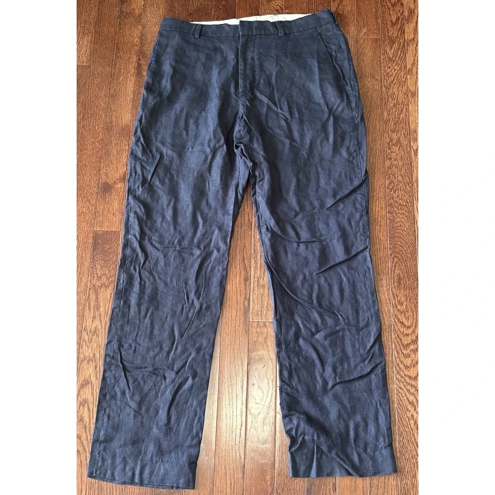 Vintage J Crew Linen Pants Men's 32x31.5 Flaw See Pics